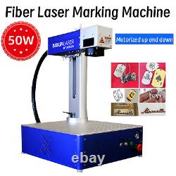 50W Fiber Laser Marking Machine Laser Engraver for Metal, Silver, Stainless