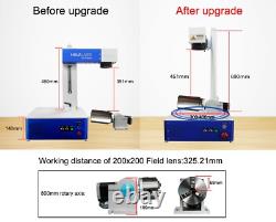 50W Fiber Laser Marking Machine Laser Engraver for Metal, Silver, Stainless