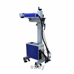 50W Flying RAYCUS Fiber Laser Marking Machine Licensed EZCAD with Rotary Axis