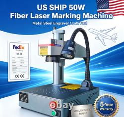 50W High Precision Fiber Laser Marking Machine Metal Jewelry Accessories FedEx