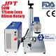 50w Jpt Fiber Laser Engraver Laser Marking Machine 175mm Lens With 80mm Rotary