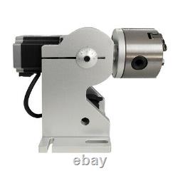 50W JPT Fiber Laser Engraver Laser Marking Machine 175mm Lens with 80mm Rotary