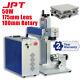 50w Jpt Fiber Laser Engraver Laser Marking Machine With 100mm Rotary & Workbench
