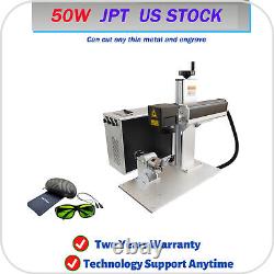 50W JPT Fiber Laser Engraver Marking Machine 110×110mm for Metal Steel Engraving