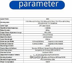 50W JPT Fiber Laser Engraver Marking Machine 4.3x4.3 for Metal Steel Engraving