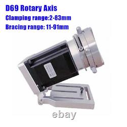 50W JPT Fiber Laser Engraver Marking Machine D69 Rotary Jewellery Ring Engraving