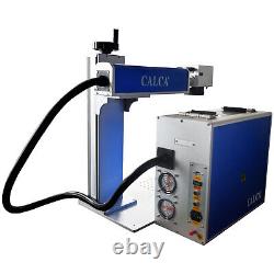 50W JPT Fiber Laser Marking Engraving Engraver Machine with Rotary & 200mm Lens