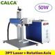 50w Jpt Fiber Laser Marking Engraving Machine Fiber Laser Engraver With Rotary