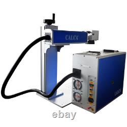 50W JPT Fiber Laser Marking Engraving Machine Fiber Laser Engraver with Rotary