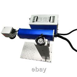 50W JPT Fiber Laser Marking Engraving Machine Fiber Laser Engraver with Rotary
