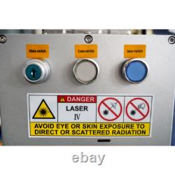 50W JPT Fiber Laser Marking Engraving Machine Fiber Laser Engraver with Rotary