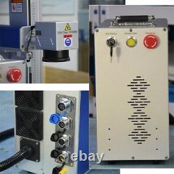 50W JPT Fiber Laser Marking Machine 125mm Rotary Axis 175mmCE&FDA Laser Engraver