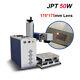 50w Jpt Fiber Laser Marking Machine 175x175mm Engraving Machine 80mm Rotary Axis