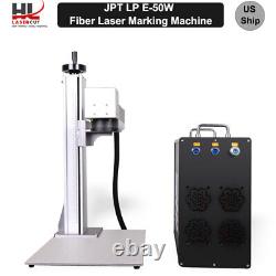 50W JPT Fiber Laser Marking Machine 175x175mm Lens Metals Engraver US Stock