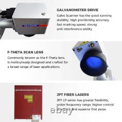 50W JPT Fiber Laser Marking Machine 200200mm Engraver EzCad Local pickup