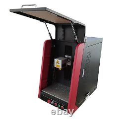 50W JPT Fiber Laser Marking Machine Enclosed Engraver Metal Engraving FDA CE