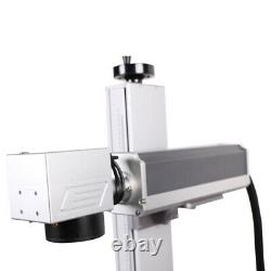 50W JPT Fiber Laser Marking Machine with 80mm Rotary 175mm Lens JCZ Board US Shi