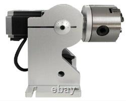 50W JPT MOPA Fiber Laser Marking Machine Motorized Z Axis, Rotary 80, ZBTK Galvo