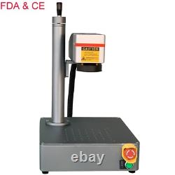 50W MAX Fiber Laser Marking Machine Metal Engraving Jewerly Mark Ezcad 2 CE FDA