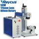 50w Raycus Fiber Laser Marker Laser Marking Machine Laser Engraver 80mm Rotary