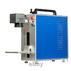 50W Raycus Fiber Laser Marking Machine 110110mm Metal Engraving With CE FDA PC