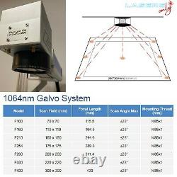 50W Raycus Fiber Laser Marking Machine 2 Lenses Rotary 125 Motorized Z US Stock