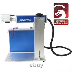 50W Raycus Fiber Laser Marking Machine 7.9''x7.9'' Engraver Steel Metal EzCad2