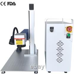 50W Raycus Fiber Laser Marking Machine 8x8 Metal Laser Engraver Marker EzCad2