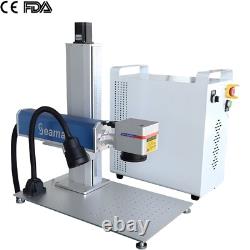 50W Raycus Fiber Laser Marking Machine 8x8 Metal Laser Engraver Marker EzCad2