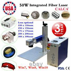 50W Raycus Fiber Laser Marking Machine Metal Engraving Engraver Ezcad CE&FDA