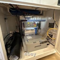 50W Raycus Fiber Laser Marking Machine SM-F50 with Rotary Axis (EZCad/Lightburn)