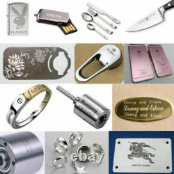 50W Raycus QB Fiber Laser Marking Machine Laser Engraver For Metal & Rotation US