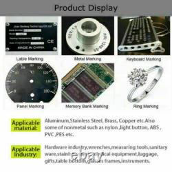 50W Raycus QB Fiber Laser Marking Machine Laser Engraver For Metal & Rotation US