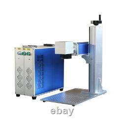 50W Raycus fiber laser marking machine with ring rotary and shipping by DHL