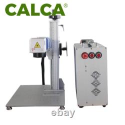 50W Split Fiber Laser Marking Engraving Machine JPT Laser Rotary Axis FDA