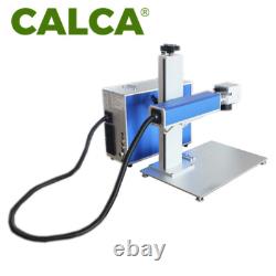 50W Split Fiber Laser Marking Engraving Machine JPT Laser Rotary Axis FDA