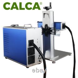50W Split Fiber Laser Marking Engraving Machine JPT Laser Rotary Axis FDA