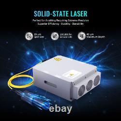 50W Split Fiber Laser Marking Machine Metal Steel Marker Engraver New