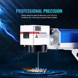 50W Split Fiber Laser Marking Machine Metal Steel Marker Engraver New