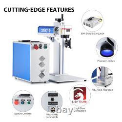 50W Split Fiber Laser Marking Machine Metal Steel Marker Engraver New