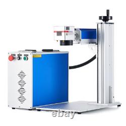 50W Split Fiber Laser Marking Machine Metal Steel Marker Engraver New