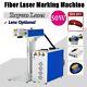 50w Split Raycus Fiber Laser Marking Engraving Machine With Rotary Axis Fda