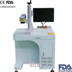 50W raycus fiber laser engraver marker cutter machine laser metal engraver FDA