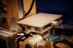 50W raycus fiber laser engraver marking machine metal engraving split desktop ca