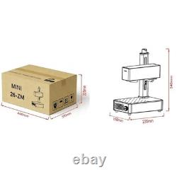 5W Mini Fiber Laser Marking Machine Desktop Metal Laser Engraving Portable