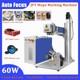 60w Auto Focus Jpt Mopa M7 Fiber Laser Marking Machine With Steel Color Marking