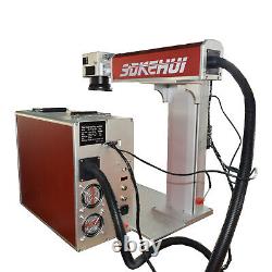 60W Autofocus Fiber Laser 300x300mm JPT M7 Mopa Engraving Marking Color Marker