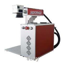 60W Autofocus Fiber Laser 300x300mm JPT M7 Mopa Engraving Marking Color Marker