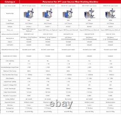 60W Fiber Laser Marking JPT M7 Mopa Laser Engraving Cutting Machine RotaryaxisUS