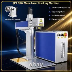 60W Fiber Laser Marking Machine Metal Engraving Jewerly Mark Ezcad2 Auto Focus